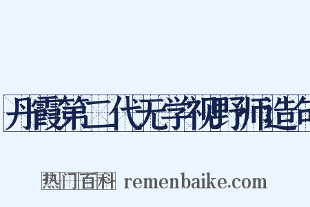 丹霞第二代无学视野师造句是什么意思的图片